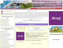Tablet Screenshot of campings-rhone-alpes-france.com
